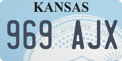 KS license plate 969AJX