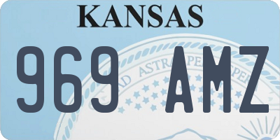 KS license plate 969AMZ