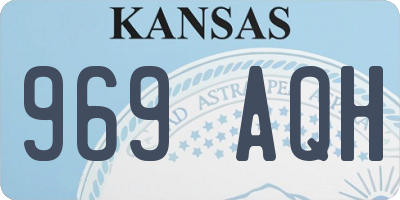 KS license plate 969AQH