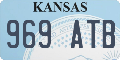 KS license plate 969ATB