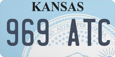 KS license plate 969ATC