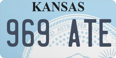 KS license plate 969ATE