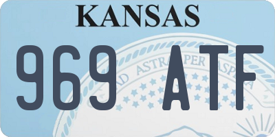 KS license plate 969ATF