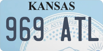 KS license plate 969ATL