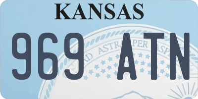KS license plate 969ATN