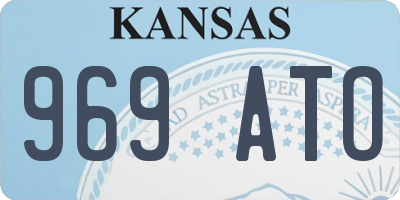 KS license plate 969ATO