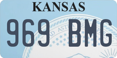 KS license plate 969BMG