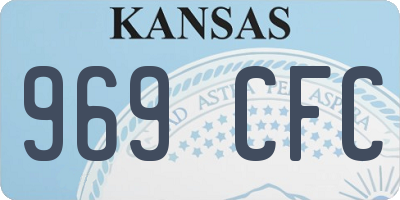 KS license plate 969CFC