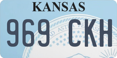 KS license plate 969CKH