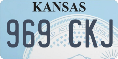 KS license plate 969CKJ