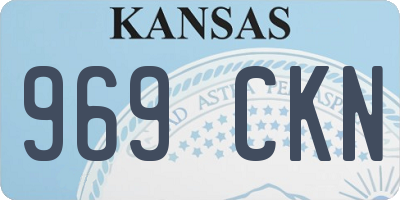 KS license plate 969CKN