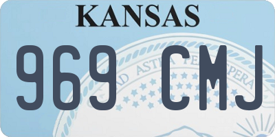 KS license plate 969CMJ