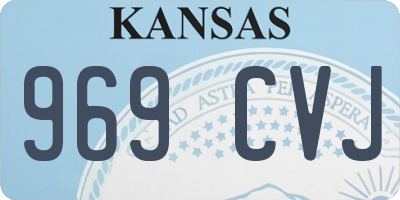 KS license plate 969CVJ