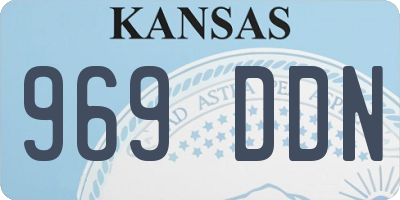 KS license plate 969DDN