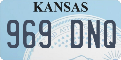KS license plate 969DNQ