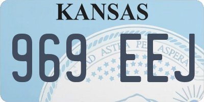 KS license plate 969EEJ
