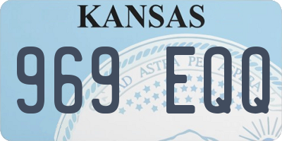 KS license plate 969EQQ