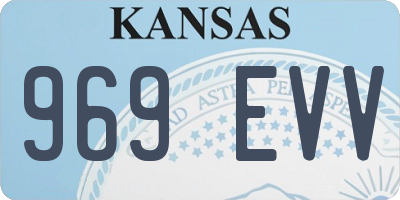 KS license plate 969EVV