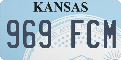 KS license plate 969FCM