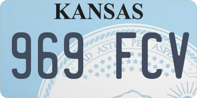 KS license plate 969FCV