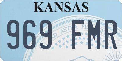 KS license plate 969FMR