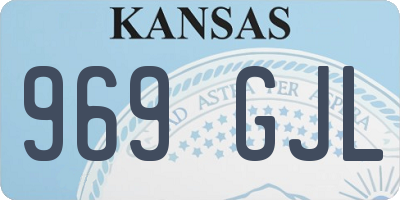 KS license plate 969GJL