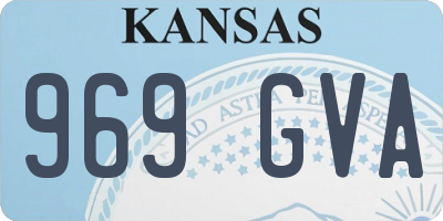 KS license plate 969GVA