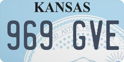 KS license plate 969GVE