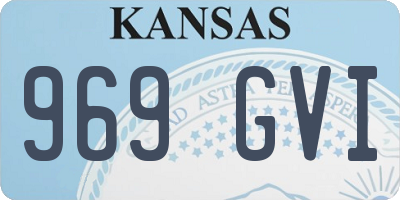 KS license plate 969GVI
