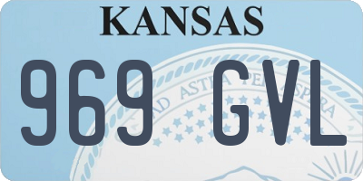 KS license plate 969GVL