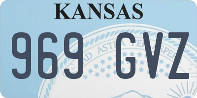 KS license plate 969GVZ