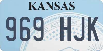 KS license plate 969HJK
