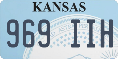 KS license plate 969IIH