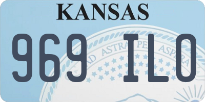 KS license plate 969ILO