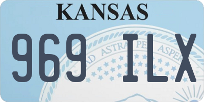 KS license plate 969ILX