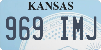 KS license plate 969IMJ
