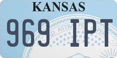 KS license plate 969IPT