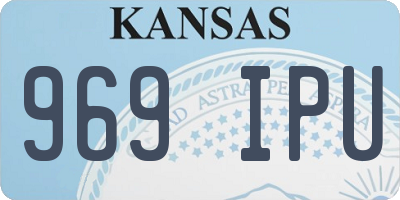 KS license plate 969IPU