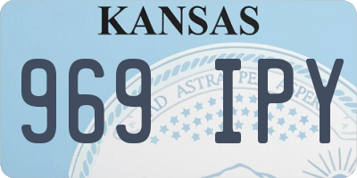 KS license plate 969IPY