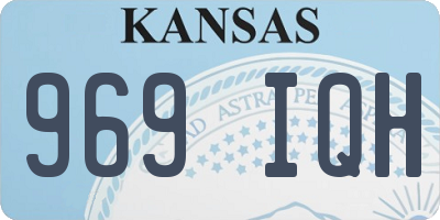 KS license plate 969IQH