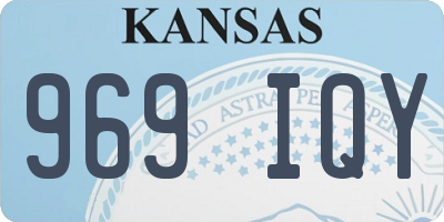 KS license plate 969IQY