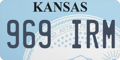 KS license plate 969IRM