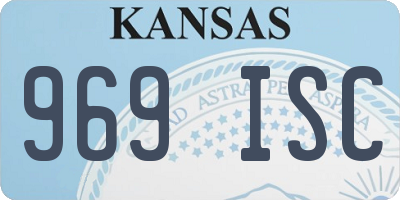 KS license plate 969ISC