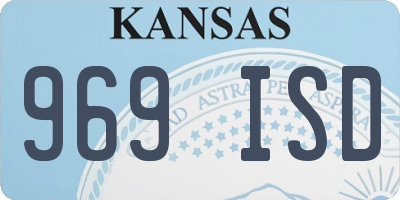 KS license plate 969ISD
