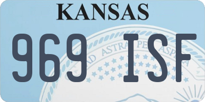 KS license plate 969ISF