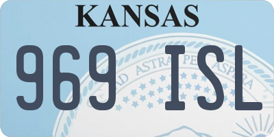 KS license plate 969ISL