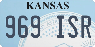 KS license plate 969ISR