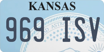 KS license plate 969ISV