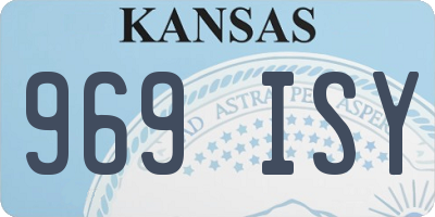 KS license plate 969ISY