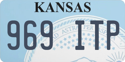 KS license plate 969ITP